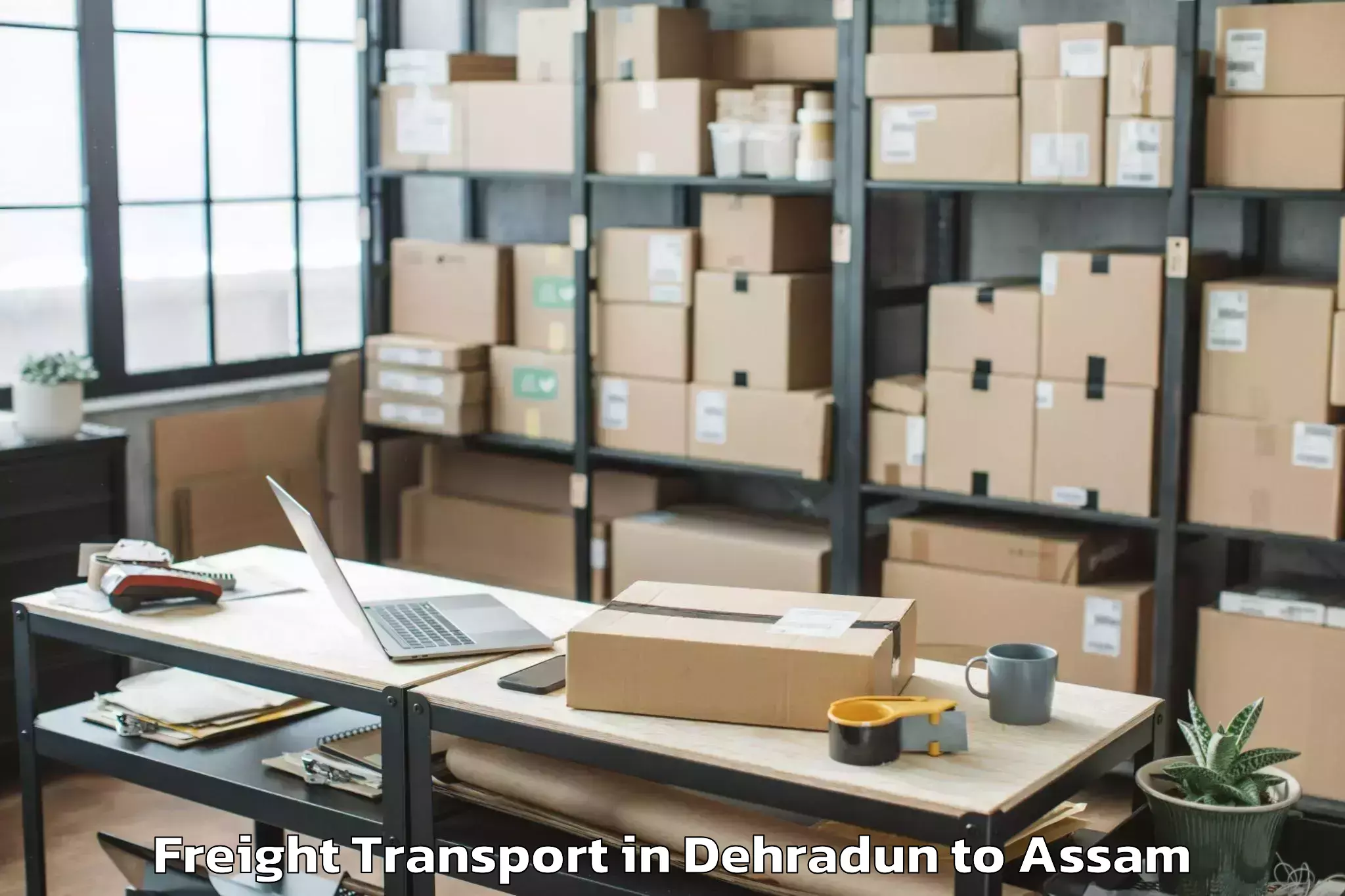 Book Dehradun to Chaboti Freight Transport Online